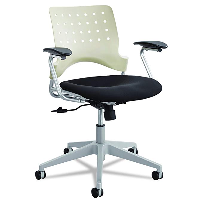 Safco Products 6807LT Reve Task Chair with Square Back, Latte