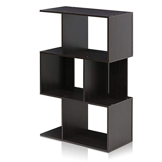 Furinno FR16120EX Simply Modern 3-Tier Open Book Shelf
