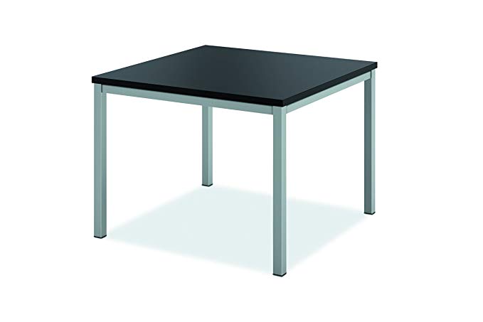 HON HML8851 Metal Leg Corner Table, Black