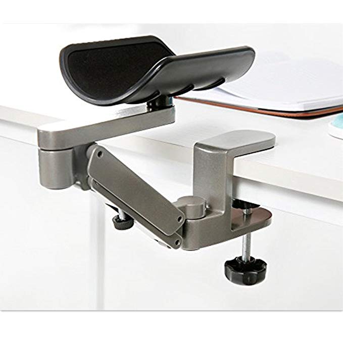 MAXTOMARS Ergonomic Design Arm Stand Computer Elbow Stand Laptop Arm Support Armrest Office Desk Extender Wrist Rest
