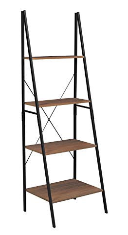 Niche NSBC7224UW Soho Modern Ladder A Frame Bookcase, 72